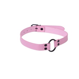 Ball Gag Basic with Open Mouth Ring - Pink
