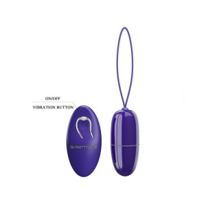 Egg Vibrator Selkie Youth, 12 Vibe Modes, Remote Control - Violet
