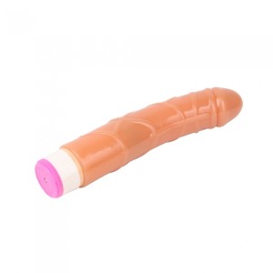 Realistic Multispeed Vibrator Sexy Pulsator,TPE, Brown, 23 cm