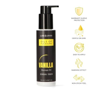 Oil of Pleasure, Vanilla Hot Massage Oil, 120 ml