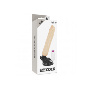 Realistic Base Cock Vibrator With Handsfree Support Natural-20 cm