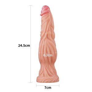 9.5" Dual-Layered Sillicone Cock