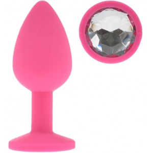 700073 - Anal Silicone Buttplug Small - Pink / Assorted Colors