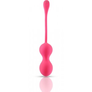 Silicone Fendi Vaginal Balls, Mobile APP,  Bluetooth Control, USB Rechargeable - Fuchsia
