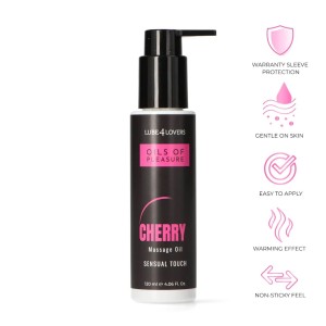 Oil of Pleasure, Cherry Hot Massage Oil, 120 ml