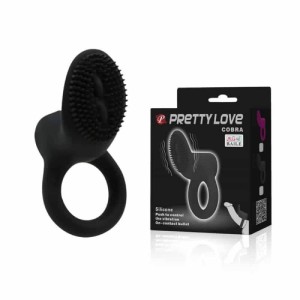 Pretty Love Cobra-Silicone Vibrating Cock Ring