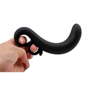 Two-Finger G-Spot Silicone Anal Plug