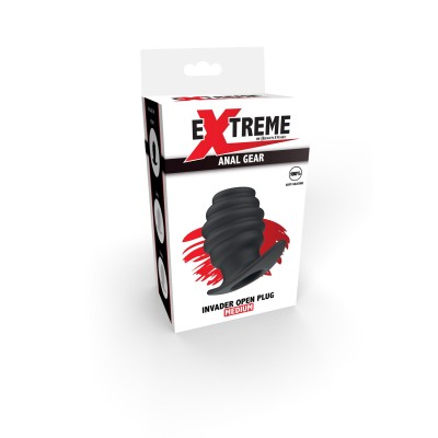 Hidden Desire Extreme Invader Silicone Open Plug Medium