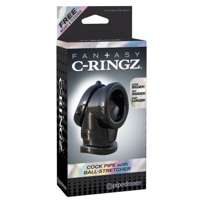 Fantasy C-Ringz Cock Pipe With Ball-Stretcher