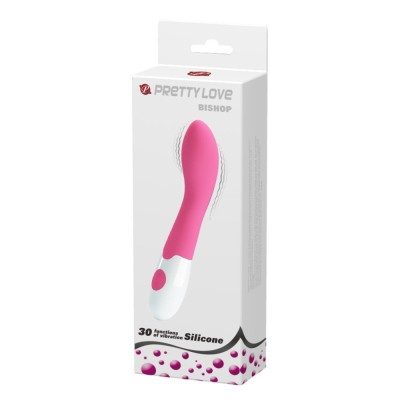 Pretty Love Bishop, Silicone G-Spot Vibrator - Pink