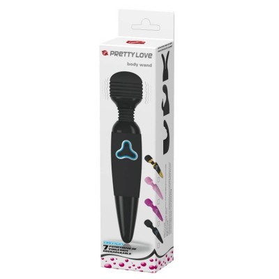 Pretty Love Body Rechargeable Wand -Black