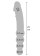 Dual Sided Silicone Rechargeable Anal Vibrator - 23 cm