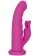 Delight Rotating Rabbit Silicone Rechargeable Suction Cup Vibrator - Pink
