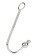 Stainless Steel Anal Hook Double Balls 25+40 mm