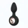 Leo Anal Vibrator, 12 Vibration Modes, Silicone, USB, Black, 12 cm
