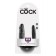 King Cock U-Shaped Small Double Trouble-Black