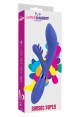 Sunset Party Rabbit Rechargeable Silicone Vibrator-Purple