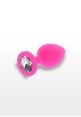 Diamond Booty Jewel Large-Silicone Butt Plug - Assorted Colors