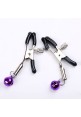 Nipple Clamps With Bell - Purple