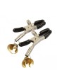 Nipple Clamps With Bell - Gold
