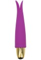 Bullet Vibrator Clappi 10 Modes Vibration Silicone- USB Rechargeable-Purple-13.5 cm